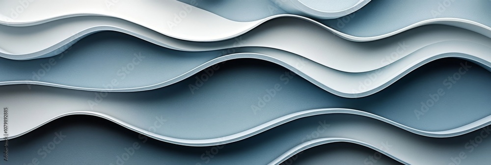 Poster abstract digital artwork with dynamic and vibrant flowing lines