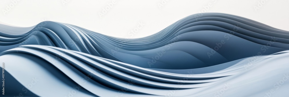 Poster abstract digital artwork with dynamic and vibrant flowing lines