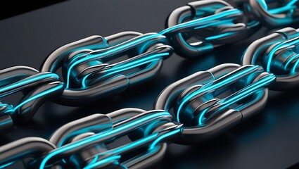 Block chain cryptocurrency fintech digital finance concept.