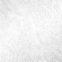Abstract monochrome grunge halftone pattern. Vector illustration	