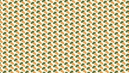 Seamless pattern with green and brown design