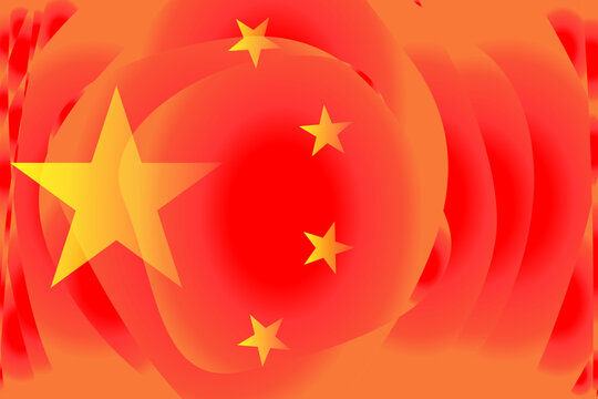 vector illustration background, china flag theme