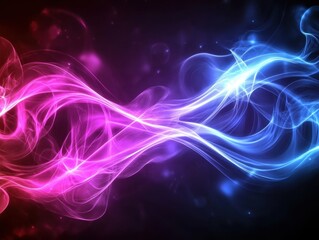 Abstract Neon Smoke.