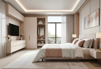 Fototapeta premium Bedroom Interior