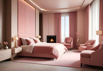Fototapeta premium interior of a bedroom