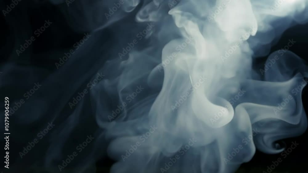 Poster backlit cinematic smoke for motion graphics and compositing generative ai