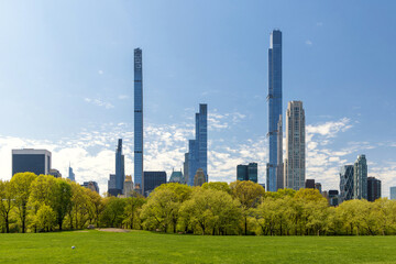 Obraz premium Manhattan skyscrapers and Central Park