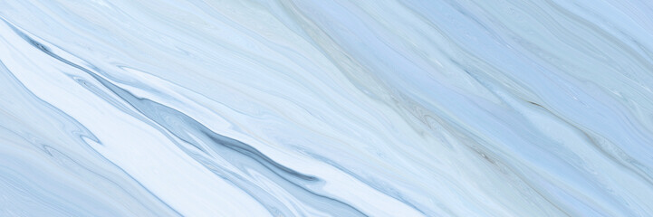 Fototapeta premium Marble rock texture blue ink pattern liquid swirl paint white dark that is Illustration background for do ceramic counter tile silver gray that is abstract waves skin wall luxurious art ideas concept.