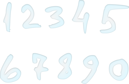 Volumetric, transparent, handwritten set of numbers from 0 to 9 on text or other image. Isolated, on a transparent background.
Объёмный, прозрачный, рукописный набор цифр от 0 до 9 . Изолированный.