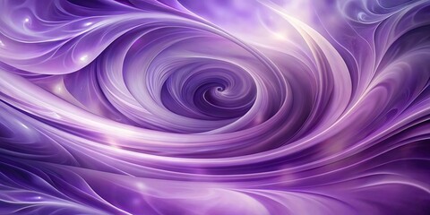 Abstract Whirlwind of Purple and White Swirling Lines, Creating a Hypnotic and Enchanting Visual Journey