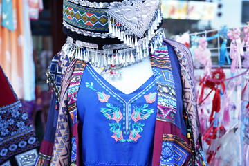 Chinese minority traditional costumes