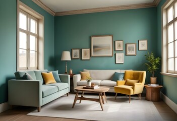 Fototapeta premium living room interior 