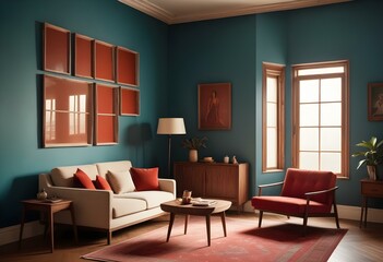 Fototapeta premium living room interior 