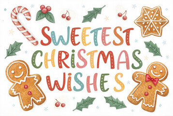Fototapeta premium Christmas card with 