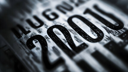 Close-up Barcode a?" Black and white barcode with numbers in crisp detail, representing retail and inventory themes -