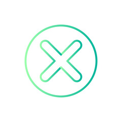 Obraz premium decline gradient icon