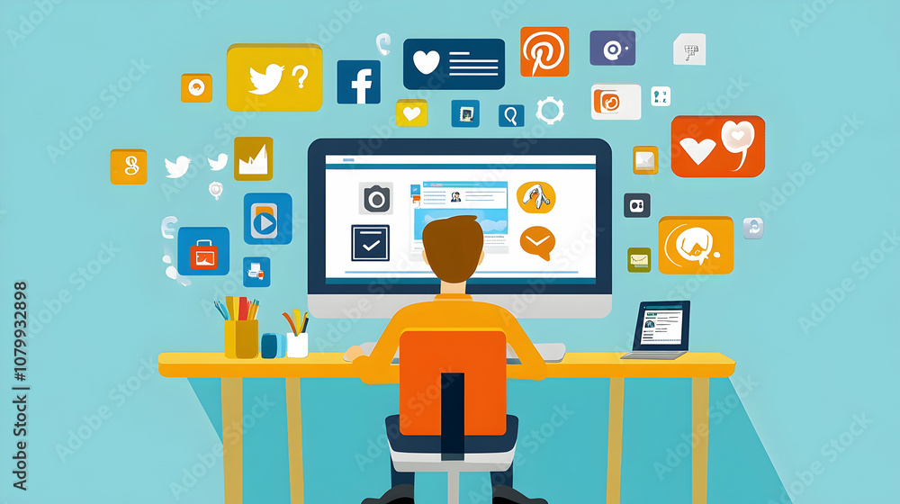 Poster digital marketing strategy a?
