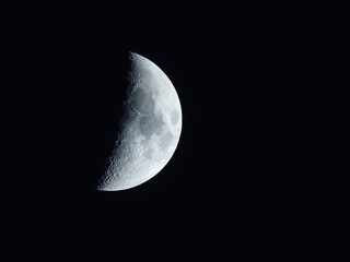 Naklejka premium half moon