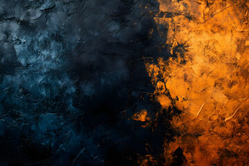 Abstract Background-Dark Blue and Orange Textured Surface