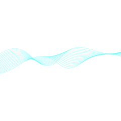 Abstract Blend Wave Line