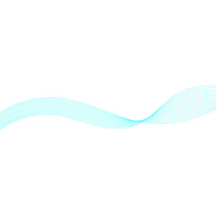 Abstract Blend Wave Line