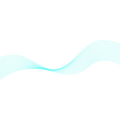 Abstract Blend Wave Line