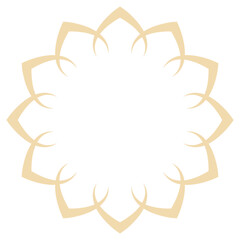 Arabic Golden Ornament