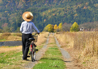 山里の田舎道