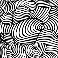 Simple Abstract Line Art with Repeating Patterns