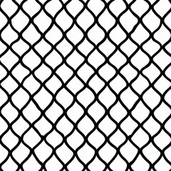 Simple Zigzag Line Pattern on White Background