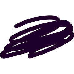 Obraz premium Abstract Line Scribble