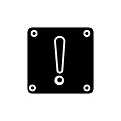 danger glyph icon