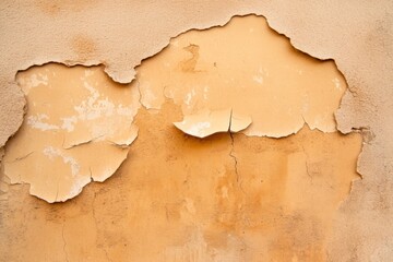 Fototapeta premium Weathered Vintage Wall with Cracked and Peeled Paint