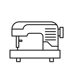 Electric Sewing Machine Outline