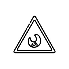 no fire line icon