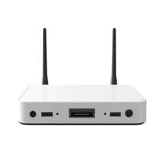 VPN router with a sleek, functional design. isolated on transparent background