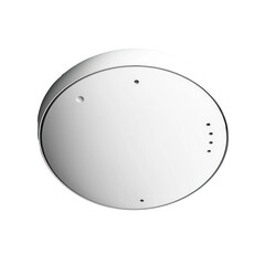 Ceiling-mounted wireless access point. isolated on transparent background