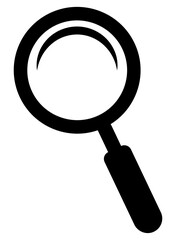 Magnifying glass icon transparent background