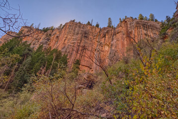 Cliffs of Roaring Springs Canyon at North Rim AZ