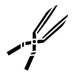 Illustration of Shears Glyph Icon