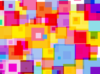 Background of colorful shapes for festive design
