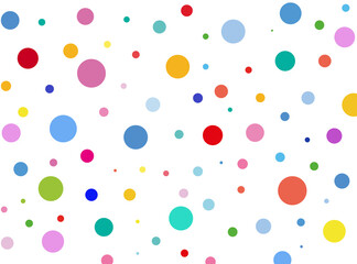 Background of colorful shapes for festive design