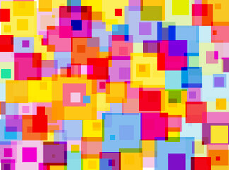 Background of colorful shapes for festive design