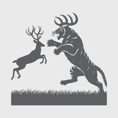 horse on the background