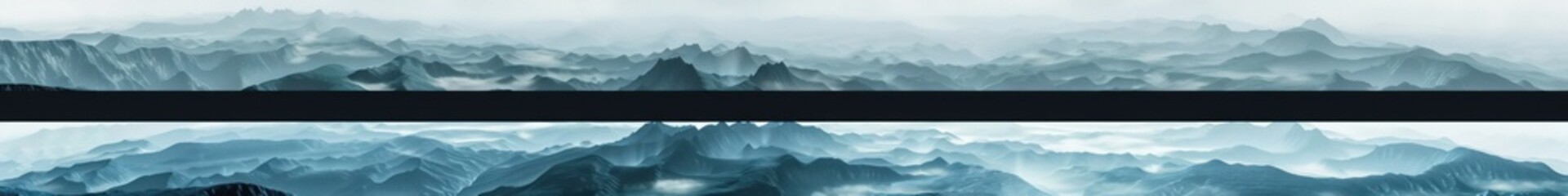 Fototapeta premium Misty Mountain Landscape