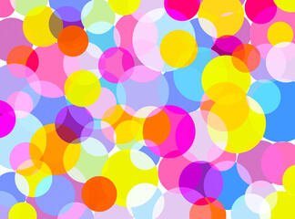 abstract background with colorful circles