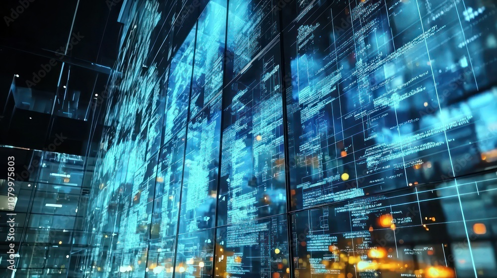 Poster a visually stunning architect design displayed on a large screen, showcasing innovative concepts