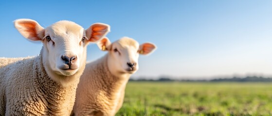 Obraz premium Grassfed livestock, natural and healthy diets