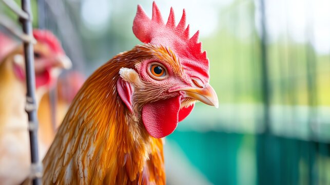 Poultry farming, raising chickens and other birds