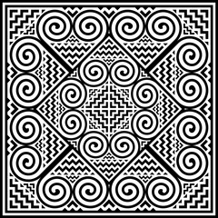 Spiral pattern, Hmong ethnic pattern Spiral pattern is the original pattern of Hmong clothing. It is used in designing clothes, shoes, bags, etc.